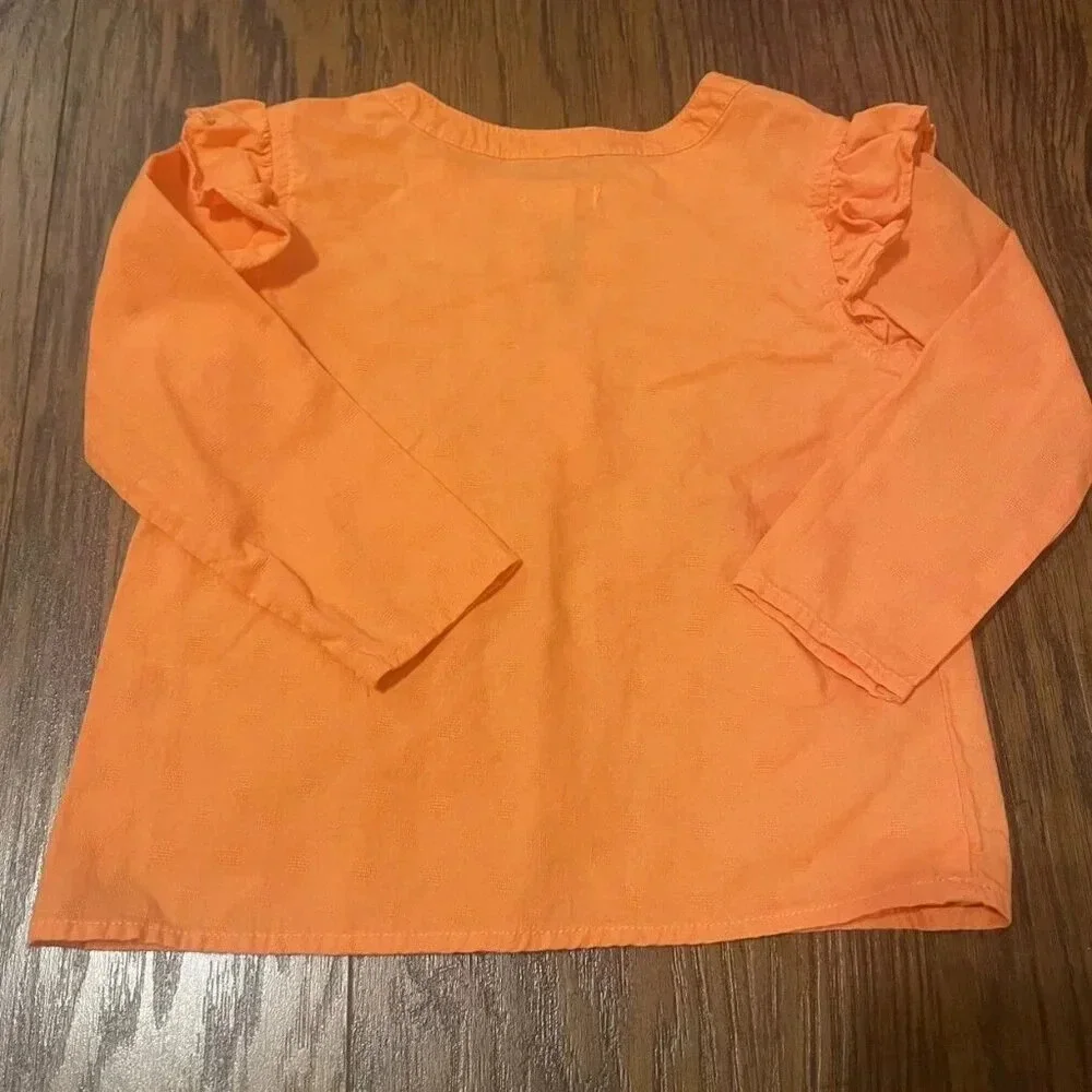 Gymboree Long Sleeve Orange Shirt